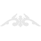 Ekena Millwork Pitch Milton Architectural Grade PVC Gable Pediment, 72"W x 27"H x 1"P (9/12) GPP072X027X100MIL - alternate 5
